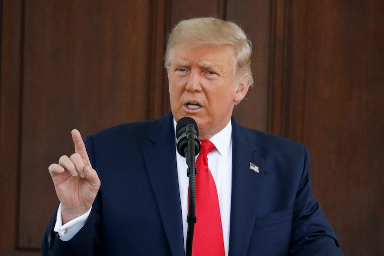 Donald Trump, Speaking, News Conference, 2020