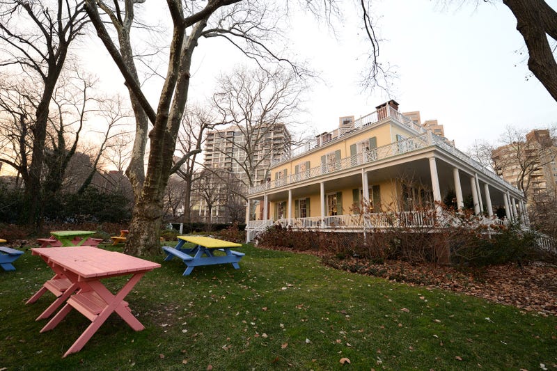A view of Gracie Mansion on the East Side of Manhattan
