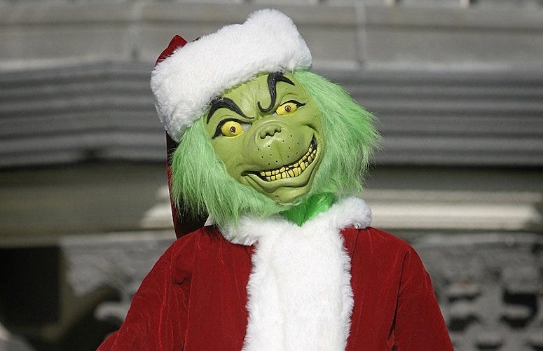 The Grinch, Smile, Santa Hat