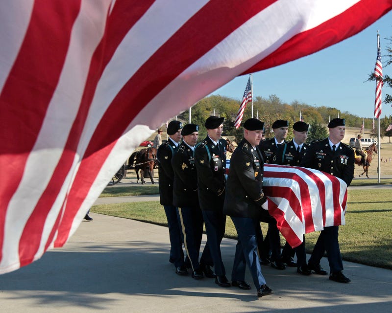 Medal of Honor recipient burial at Dallas-Fort Worth National Cemetery