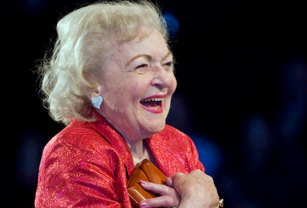 Betty White reacts to the Hallmark Gospel Choir