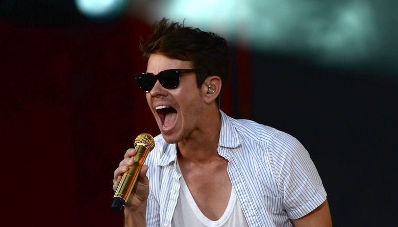 Nate Ruess performing