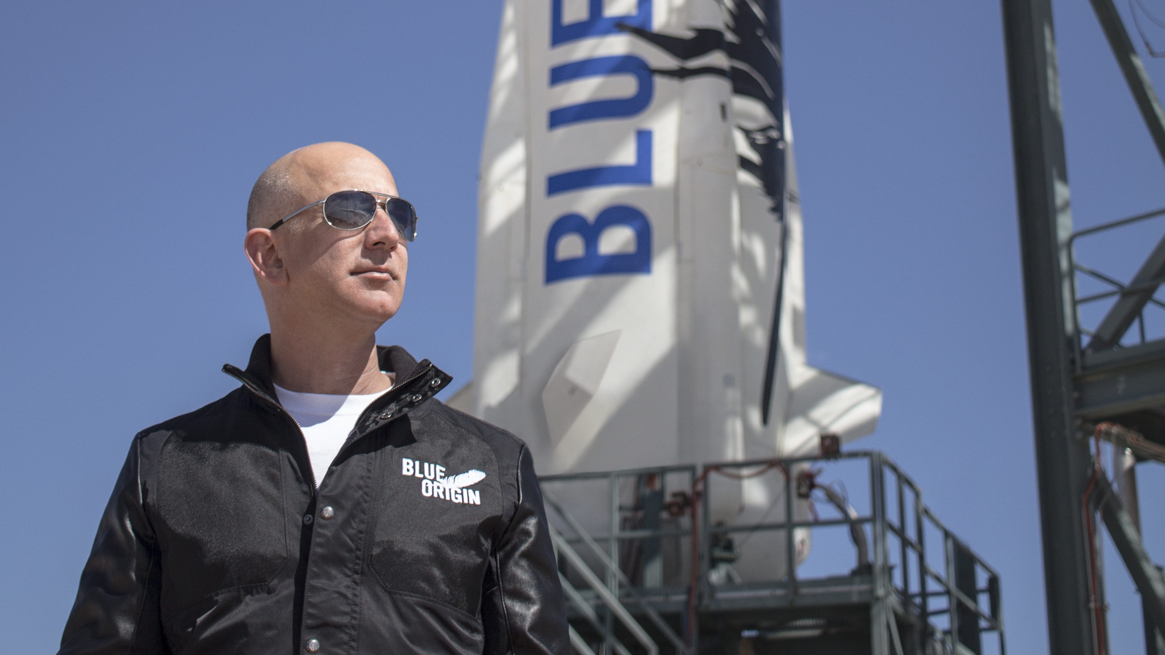 Watch: Bezos' Blue Origins New Shepard spacecraft first human flight from Texas