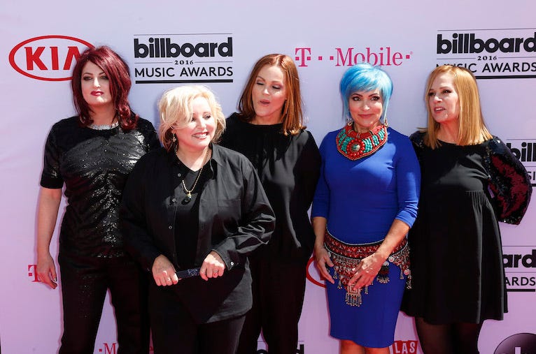 The Go-Go's on the red carpet, 2016 Billboard Music Awards