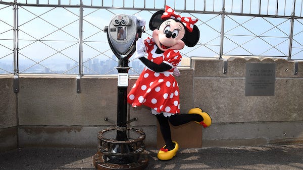 Minnie Mouse ditching iconic red dress for a pantsuit