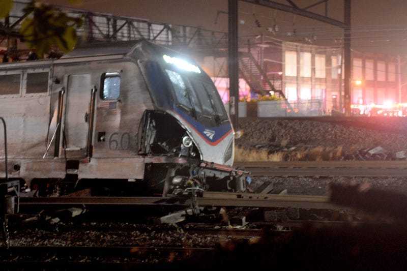 Multiple injuries are reported during an Amtrak crash of a northbound train in Port Richmond on Tuesday, May 12, 2015, in Philadelphia.