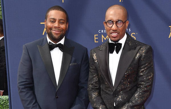 Kenan Thompson and Chris Redd at the 2018 Creative Arts Emmy Awards
