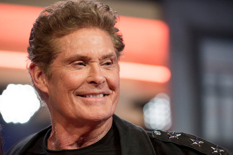 David Hasselhoff, Red Carpet, Smile, 2019