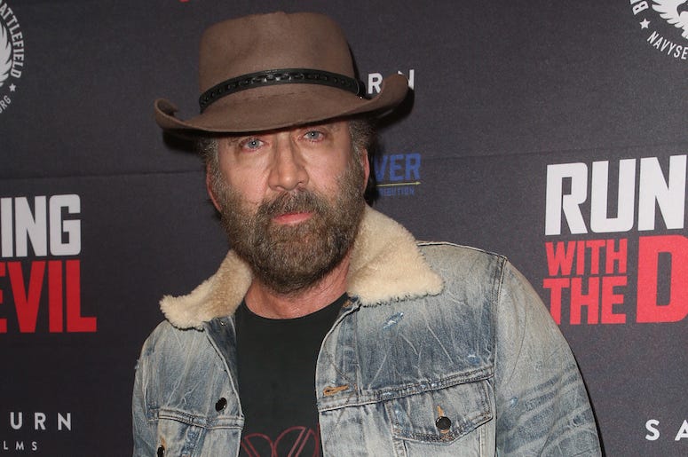 Nicolas Cage, Red Carpet, Running With The Devil, 2019