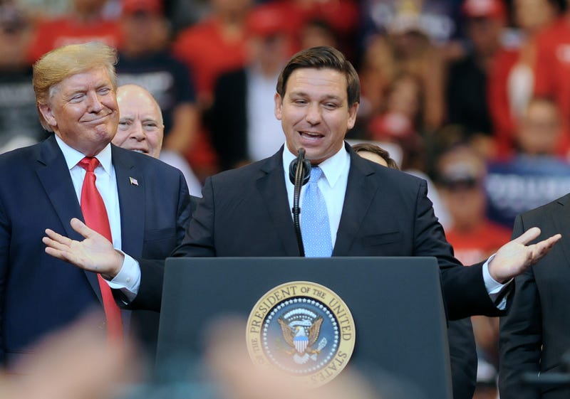 Donald Trump and Ron DeSantis