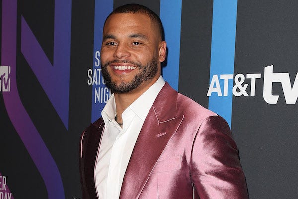 Dak Prescott attends AT&T TV Super Saturday Night at Meridian at Island Gardens on February 01, 2020