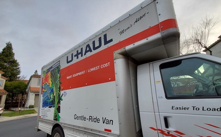 U-Haul moving truck