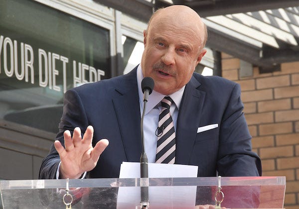 Dr. Phil McGraw Honored With Star On The Hollywood Walk Of Fame Ceremony held in front of the Eastown Development in Hollywood, CA on Friday, February 21, 2020