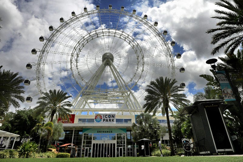 The Wheel at ICON Park on International Drive in Orlando, Florida.