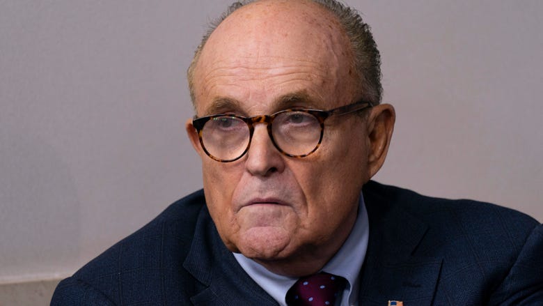 New York court suspends Rudy Giuliani's law license