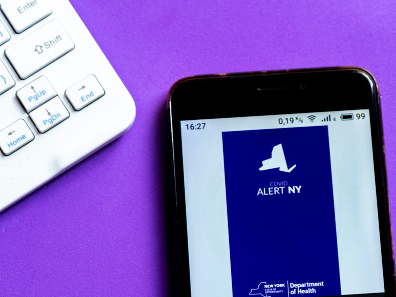 The state's COVID Alert NY app