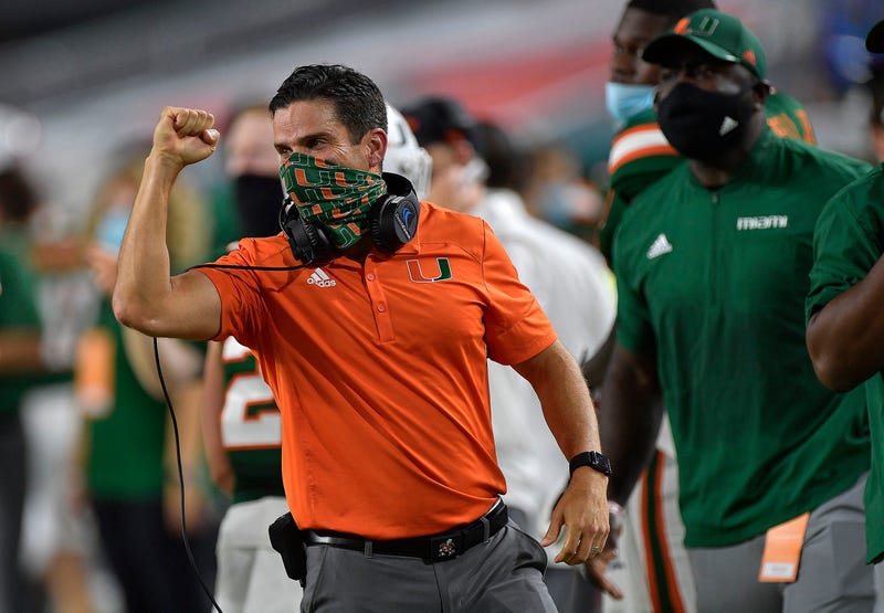 Miami Hurricanes Head Coach Manny Diaz