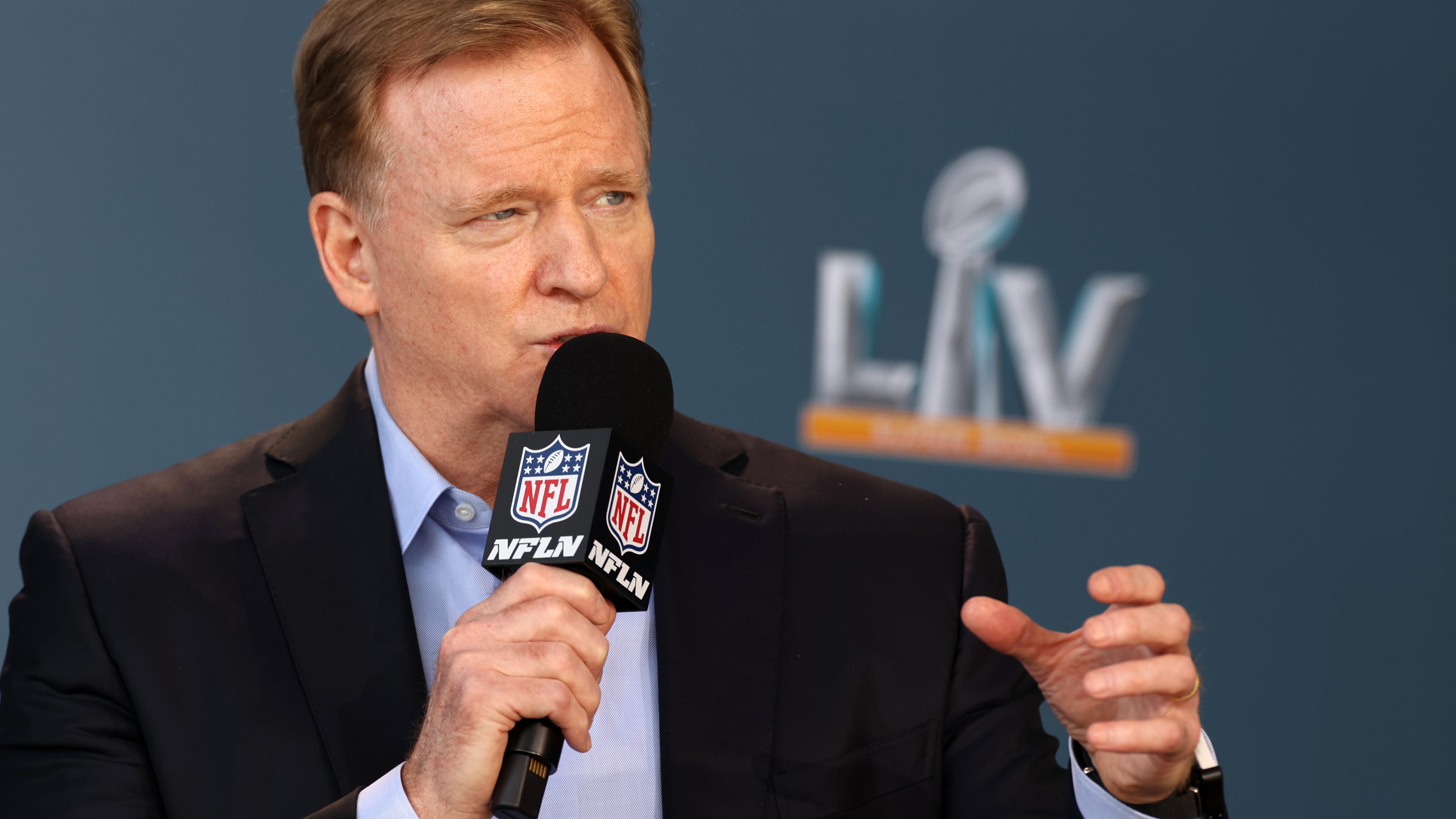 Goodell: Bills stadium negotiation "Progressing in a positive way"
