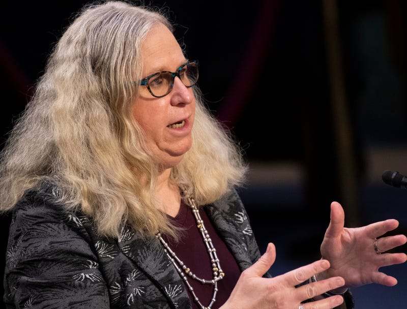 Rachel Levine speaks during her confirmation hearing to be Assistant Secretary