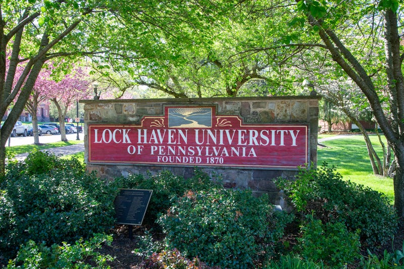 Lock Haven University sign