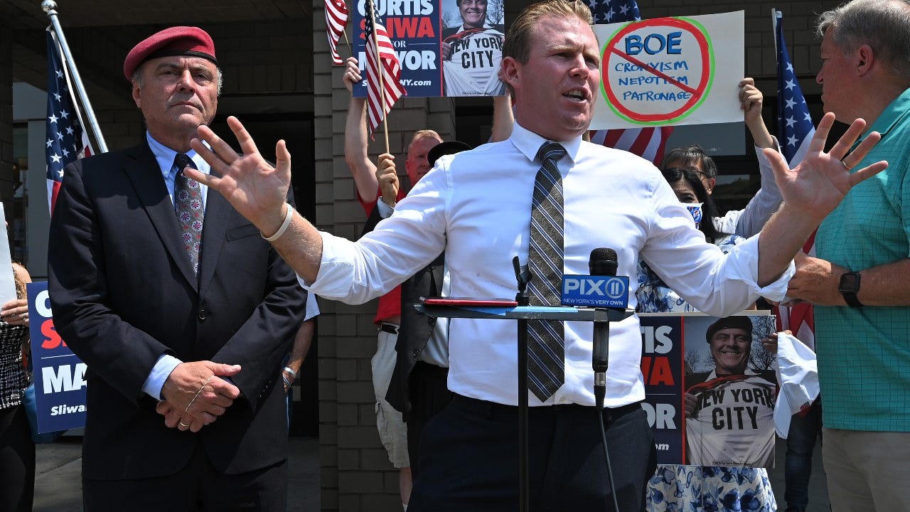 Curtis Sliwa endorses Andrew Giuliani for New York governor
