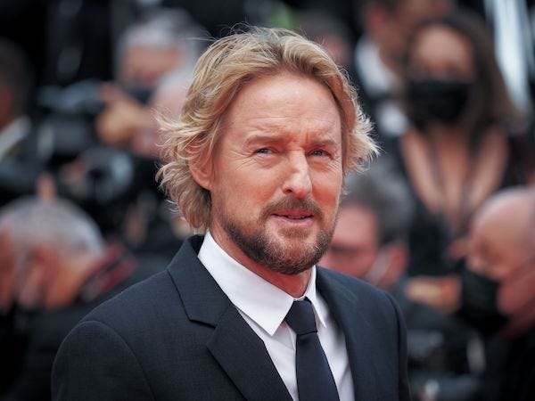 Owen Wilson attending the "The French Dispatch" Red Carpet during the 74th annual Cannes Film Festival on July 12, 2021
