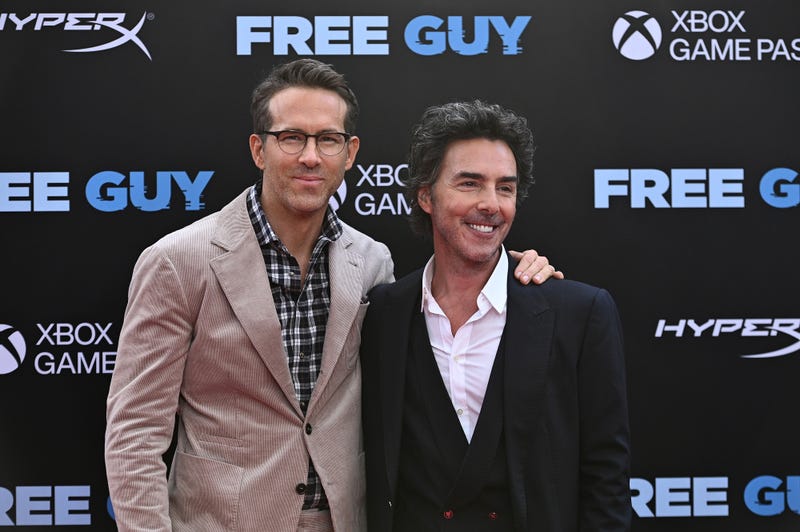  Ryan Reynolds and Director Shawn Levy attend the "Free Guy" New York City Premiere at the AMC Lincoln Square Theater in New York, NY, August 3, 2021.