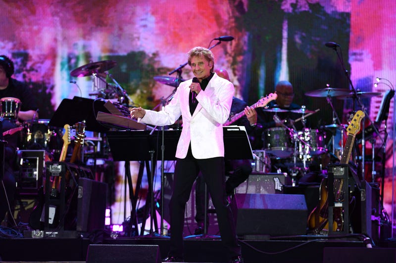 Singer-songwriter Barry Manilow performs on stage during the "We Love NYC: The Homecoming Concert" held on the Great Lawn in Central Park on Aug. 21, 2021