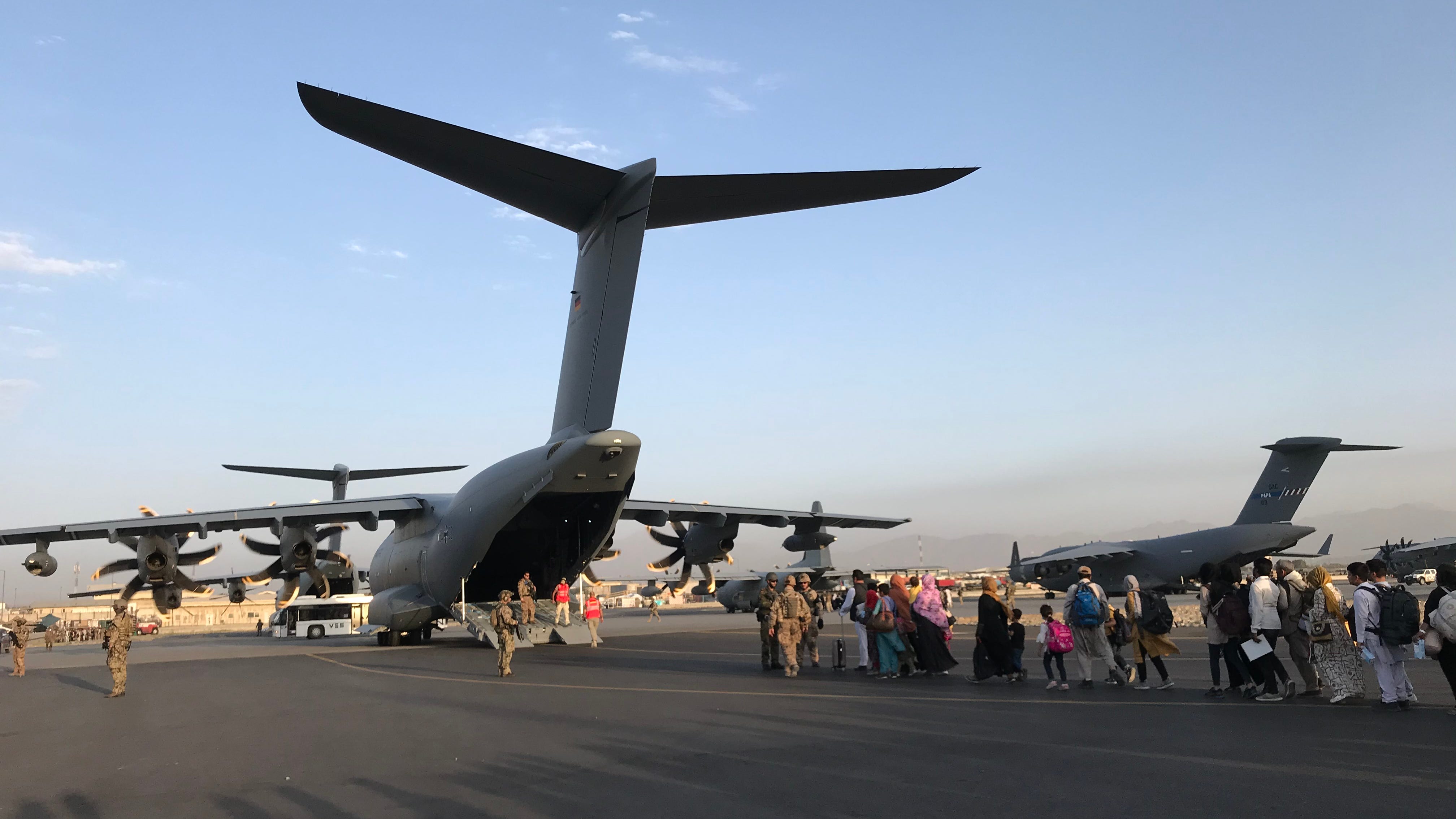 Suicide bombers strike Kabul airport as US scrambles to complete evacuation mission