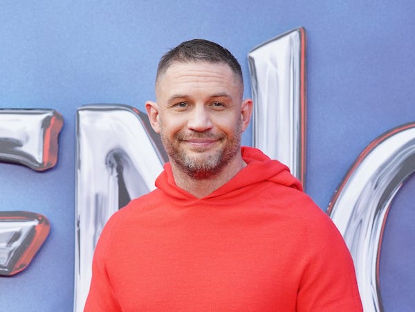 Tom Hardy arriving at Cineworld Leicester Square, central London, for a fan screening of Venom