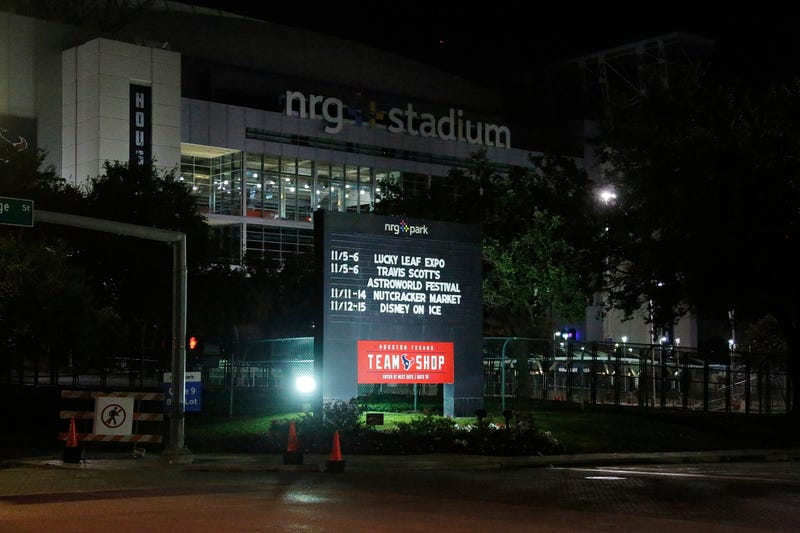 Photo taken on Nov. 6, 2021 shows the NRG Park, a complex where the Astroworld music festival was held in Houston, Texas, the United States.
