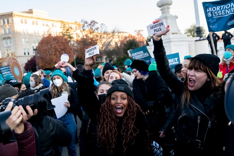 Pro- Choice demonstrators