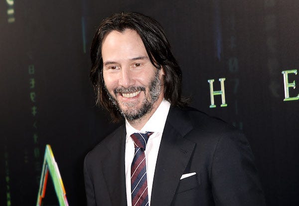 Keanu Reeves attends "The Matrix Resurrections" Red Carpet U.S. Premiere Screening at The Castro Theatre