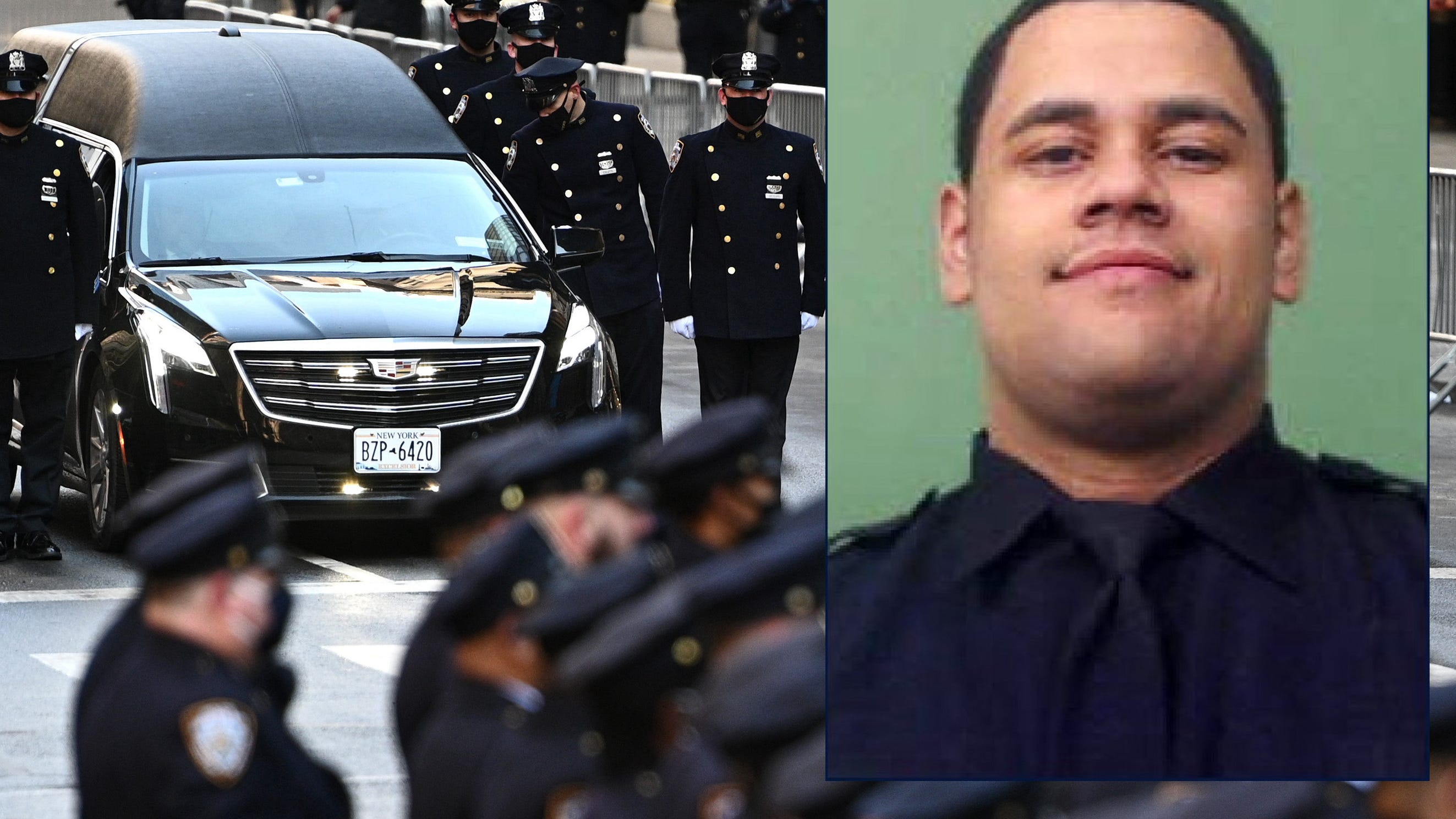 WATCH: Funeral at St. Patrick's for slain NYPD Officer Wilbert Mora