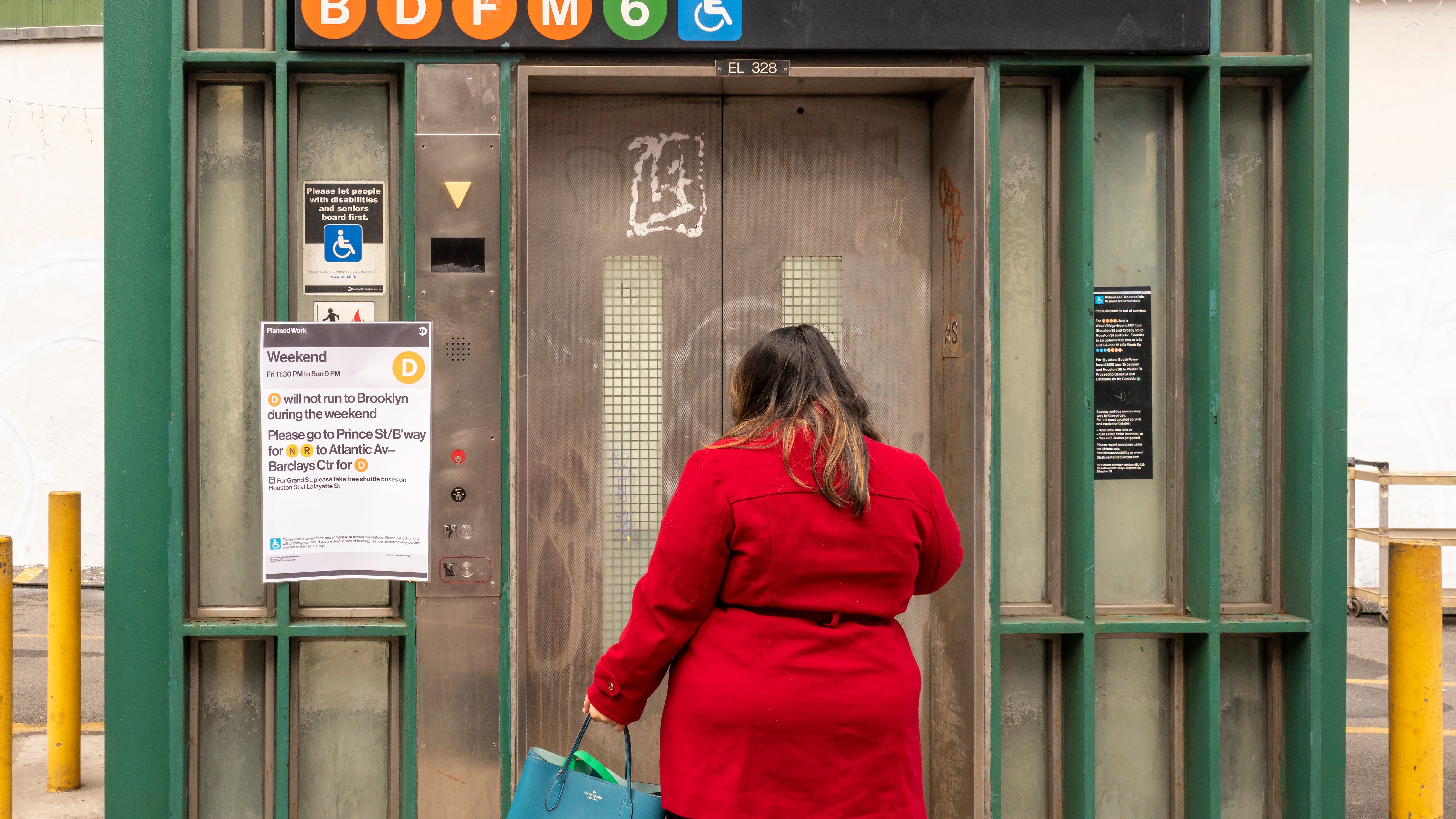 Pee-ew! MTA considers urine detectors for subway elevators