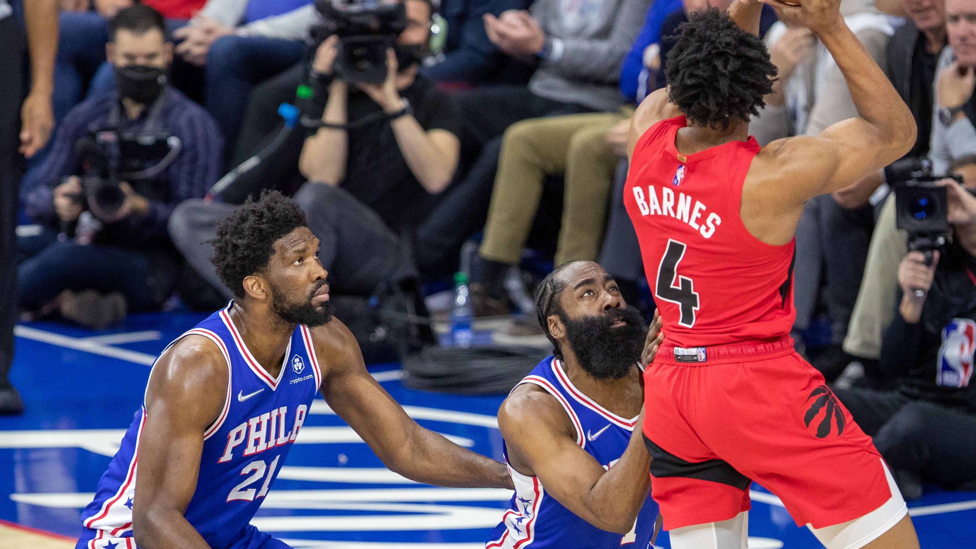 After Game 5 loss, Embiid says Harden needs to shoot more