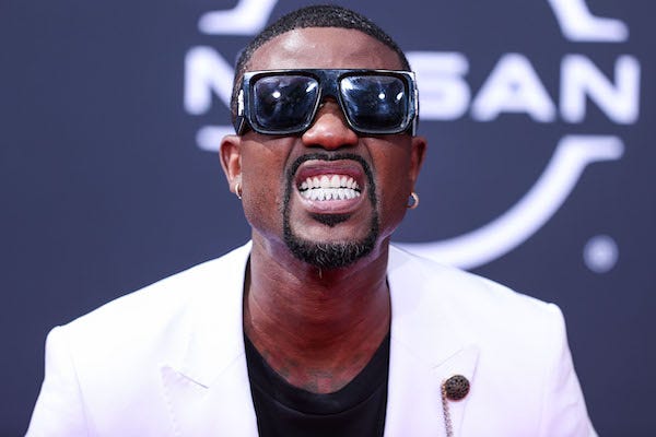 Ray J arrives at the BET Awards 2022 held at Microsoft Theater at L.A. 