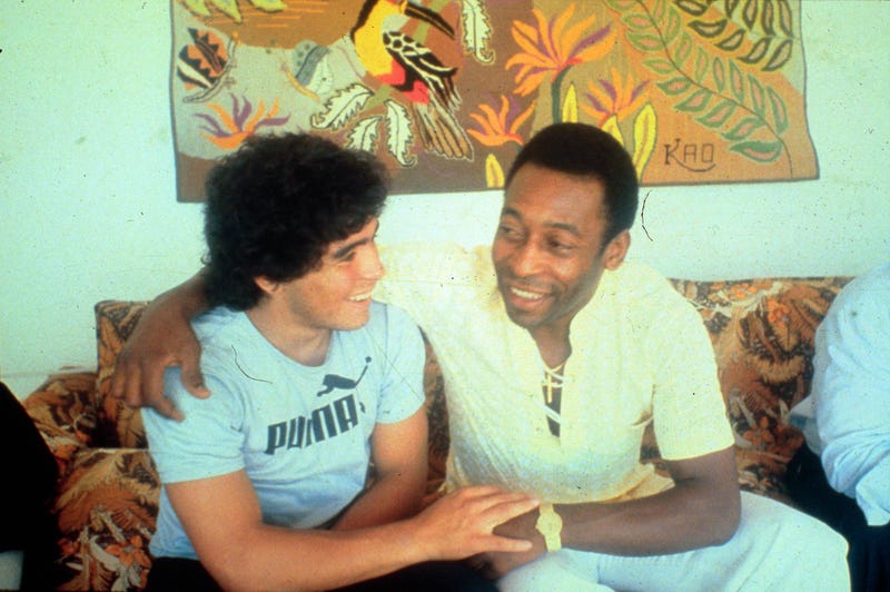 Maradona y Pelé