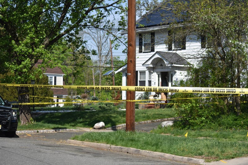 A view of a home where the mother and daughter were found dead