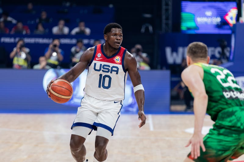 Anthony Edwards, Team USA, Minnesota Timberwolves, Olympics, Paris