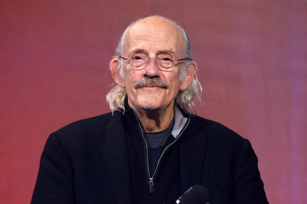Christopher Lloyd attends the German Film and Comic Con Winter Edition 2023 at the Messehalle.
