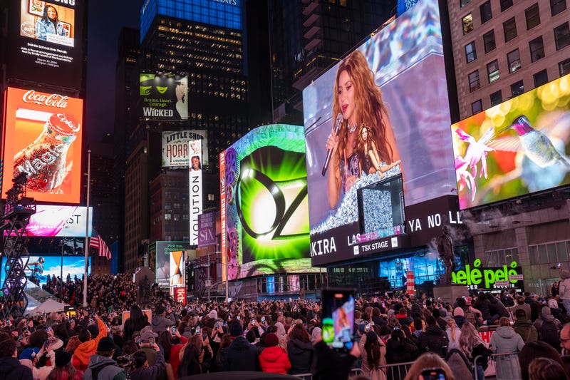 Shakira en Times Square