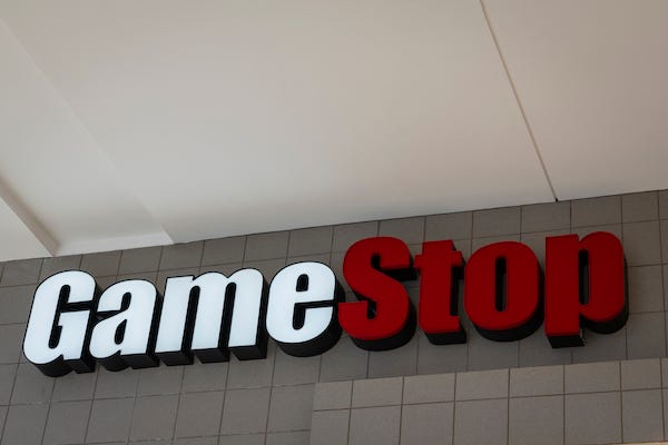GameStop sign outside of a store