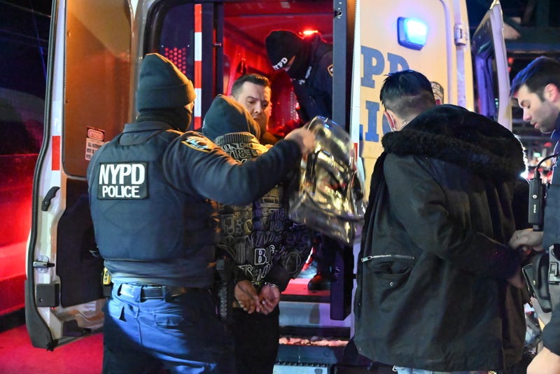 Several men are taken into custody after the stabbing on Dec. 22, 2024
