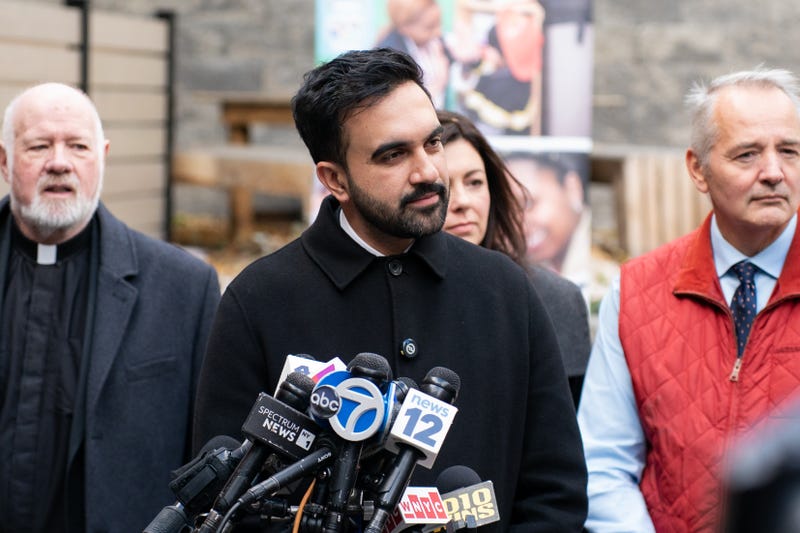 Mayor-elect Zohran Mamdani speaks in the Bronx this month