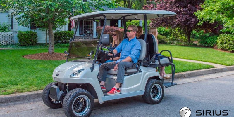 Sirius brand STAR EV golf cart