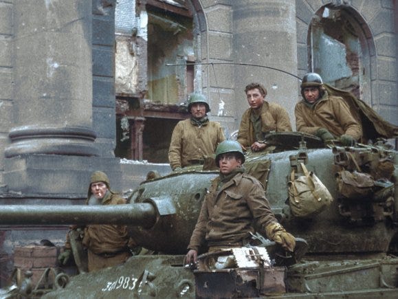 Clarence Smoyer (top middle) was a 21-year-old Pennsylvania native
