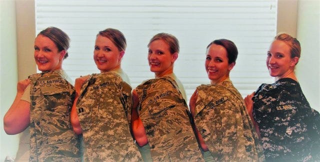 Five sisters from Utah follow their military dreams: they&apos;re all serving in different branches.