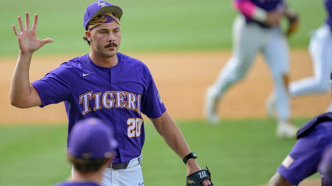 LSU's Skenes closing in on strikeout record as Tigers head to College World Series