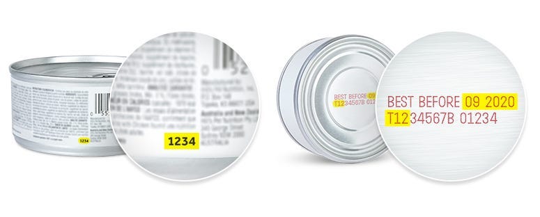 Hill’s Pet Nutrition recall codes 